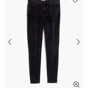 Madewell High-Rise Skinny Jeans in Eclipse Wash